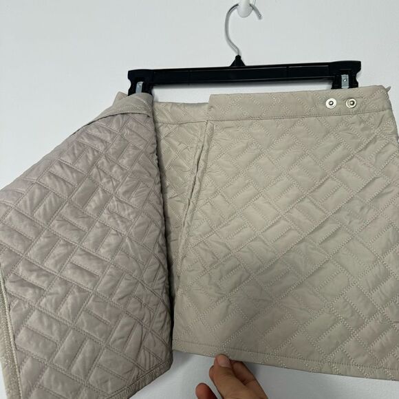 Princess Poly SUFFOLK QUILTED MINI SKIRT GREY - Picture 4 of 7